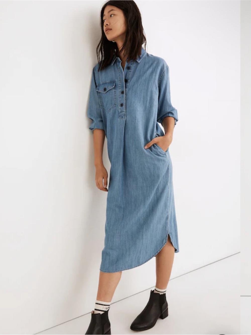 Madewell Denim Dress XL